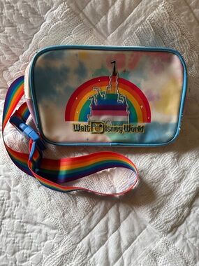 Disney Pride 2023 Collection Walt Disney World Fanny Pack with rainbow strap